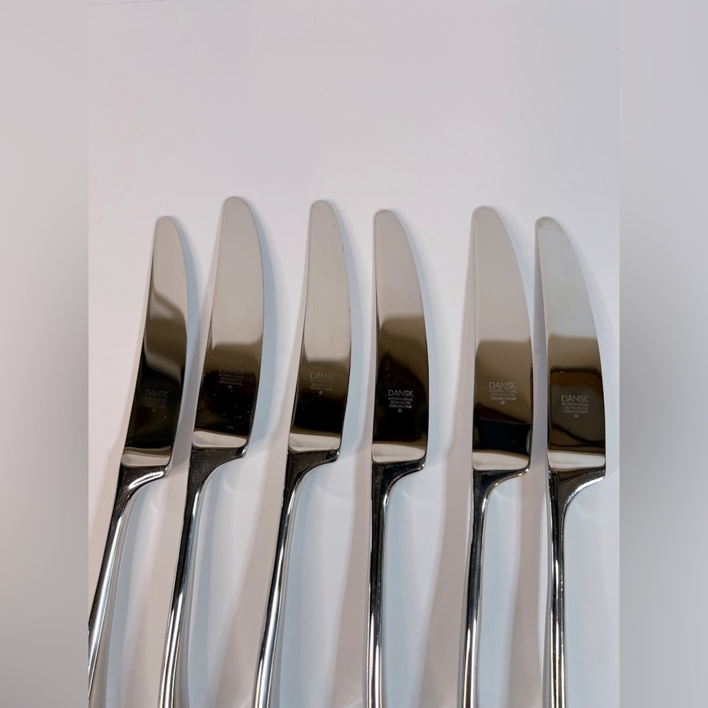Dansk Torun Set of Six Dinner Knives - Picture 4 of 5